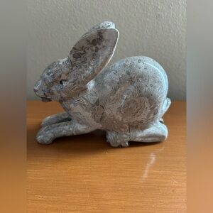 Hand Carved & Polished Fossiliferous Limestone Rabbit